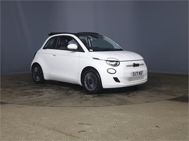 FIAT 500 87kW Icon 42kWh 2dr Auto Electric - WHITE - EU71WGF - 2 Door Convertible