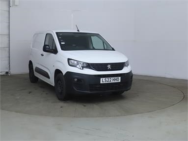 PEUGEOT PARTNER STANDARD DIESEL 1000 1.5 BlueHDi 100 Professional Prem Van [6 Spd] Diesel - Bianca White - LS22HHO - 5 Door Panel Van