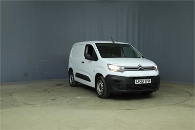CITROEN BERLINGO M DIESEL 1.5 BlueHDi 1000Kg Enterprise Ed 100ps 6 Speed S/S Diesel - WHITE - LF23TPD - 5 Door Panel Van