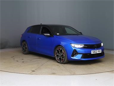 VAUXHALL ASTRA 1.2 Turbo 130 GS 5dr Auto Petrol - BLUE - SB22YKV - 5 Door Hatchback