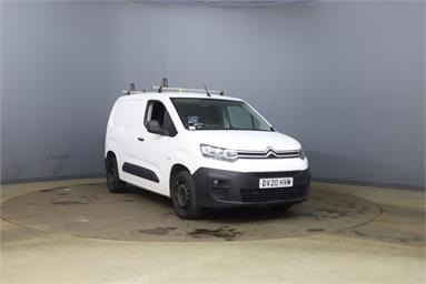 CITROEN BERLINGO M DIESEL 1.5 BlueHDi 1000Kg Enterprise 100ps Low Roof Diesel - WHITE - DV20HVM - 5 Door Panel Van