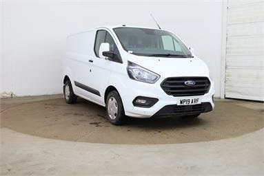 FORD TRANSIT CUSTOM 300 L1 DIESEL FWD 2.0 EcoBlue 130ps Low Roof Trend Van Diesel - WHITE - WP19AVF - Panel Van