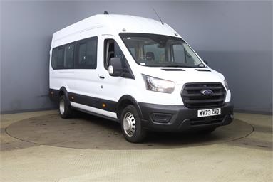 FORD TRANSIT 460 L4 MINIBUS DIESEL RWD 2.0 EcoBlue 165ps H3 17 Seater Leader Auto Diesel - WHITE - WV73ZND - Bus (Mini Less 18 seats)