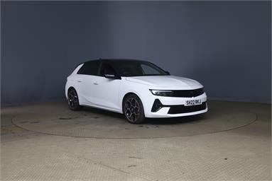 VAUXHALL ASTRA 1.2 Turbo 130 GS Line 5dr Auto Petrol - WHITE - SH22RKJ - 5 Door Hatchback