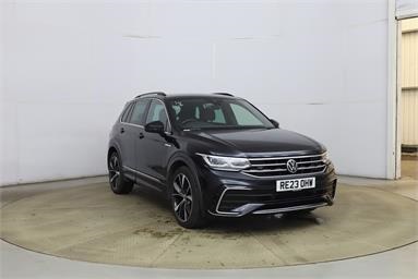 VOLKSWAGEN TIGUAN 1.5 TSI 150 R-Line 5dr DSG Petrol - BLACK - RE23OHW - 5 Door Estate