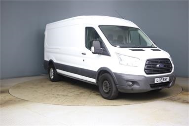 FORD TRANSIT 350 L3 DIESEL FWD 2.0 TDCi 130ps H2 Van Diesel - WHITE - CT19ERY - 5 Door Panel Van