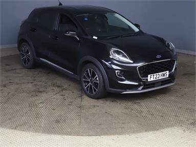 FORD PUMA 1.0 EcoBoost Hybrid mHEV Titanium 5dr Petrol/Hybrid - AGATE BLACK - FT23HWS - 5 Door Hatchback