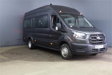 FORD TRANSIT 460 L4 MINIBUS DIESEL RWD 2.0 EcoBlue 165ps H3 17 Seater Leader Auto Diesel - GREY - WM23JFX - Bus (Mini Less 18 seats)