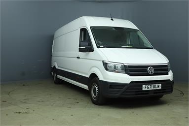 VOLKSWAGEN CRAFTER CR35 LWB DIESEL FWD 2.0 TDI 140PS Startline High Roof Van Diesel - WHITE - FG71KLM - 5 Door Fridge Panel Van