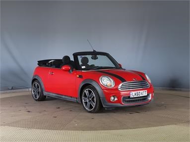 MINI CONVERTIBLE 1.6 Cooper 2dr Petrol - RED - LK60KTT - 2 Door Convertible