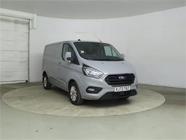 FORD TRANSIT CUSTOM 280 L1 DIESEL FWD 2.0 EcoBlue 130ps Low Roof Limited Van Auto Diesel - GREY - KJ73TKZ - 5 Door Panel Van
