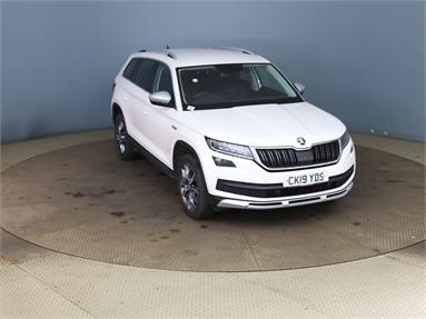 SKODA KODIAQ 2.0 TDI 190 Scout 4x4 5dr DSG [7 Seat] Diesel - WHITE - CK19YDS - 5 Door Estate