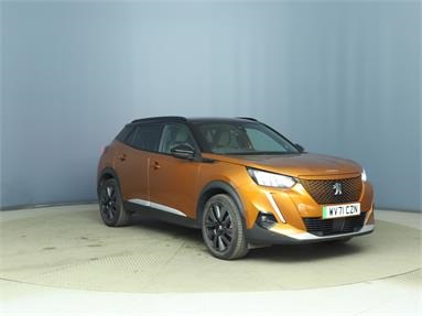 PEUGEOT 2008 100kW GT Premium 50kWh 5dr Auto Electric - Orange Fusion - WV71CZN - 5 Door Hatchback