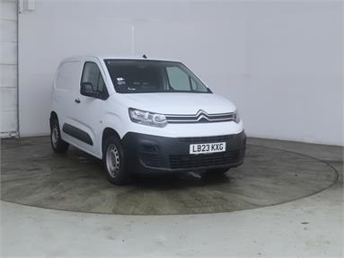 CITROEN BERLINGO M DIESEL 1.5 BlueHDi 1000Kg Enterprise Ed 100ps 6 Speed S/S Diesel - WHITE - LB23KXG - 5 Door Panel Van