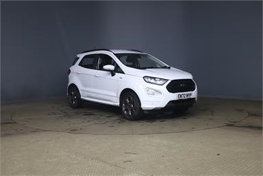 FORD ECOSPORT 1.0 EcoBoost 140 ST-Line 5dr Petrol - WHITE - EN72NYP - 5 Door Hatchback