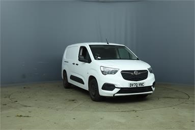 VAUXHALL COMBO CARGO L2 DIESEL 2300 1.5 Turbo D 100ps H1 Sportive Van Diesel - WHITE - DV70VNC - 6 Door Panel Van