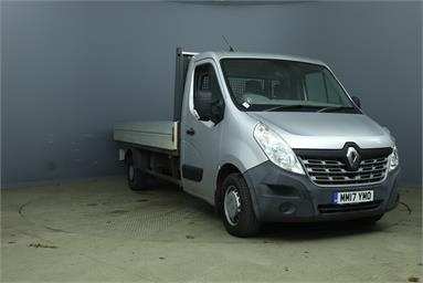 RENAULT MASTER LWB DIESEL RWD LL35 ENERGY dCi 145 Business Low Roof Dropside Diesel - GREY - MM17YMO - 2 Door Dropside Body
