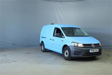VOLKSWAGEN CADDY MAXI C20 DIESEL 2.0 TDI BlueMotion Tech 102PS Startline Van Diesel - BLUE - PK16EAX - 6 Door Panel Van