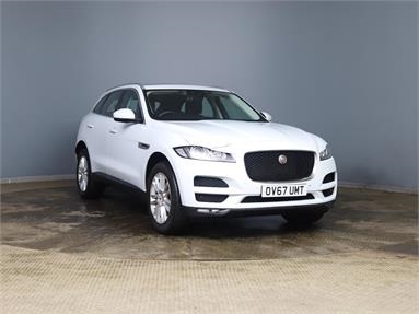 JAGUAR F-PACE 2.0d Portfolio 5dr Auto AWD Diesel - WHITE - OV67UMT - 5 Door Estate