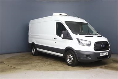FORD TRANSIT 350 L3 DIESEL FWD 2.0 TDCi 130ps H2 Van Diesel - WHITE - EO67EBL - 5 Door Fridge Panel Van