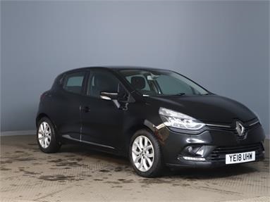 RENAULT CLIO 1.2 16V Dynamique Nav 5dr Petrol - BLACK - YE18UHW - 5 Door Hatchback