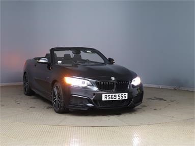 BMW 2 SERIES 218i [2.0] M Sport 2dr [Nav] Step Auto Petrol - BLACK - RS69SSS - 2 Door Convertible