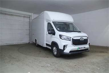 MAXUS E DELIVER 9 MWB ELECTRIC FWD 150kW Chassis Cab 65kWh N2 Auto Electric - WHITE - MA24CXM - 4 Door Box Body
