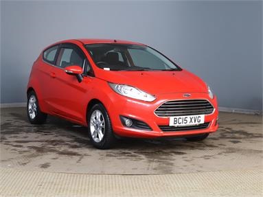 FORD FIESTA 1.25 82 Zetec 3dr Petrol - RED - BC15XVG - 3 Door Hatchback