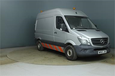 MERCEDES-BENZ SPRINTER 313CDI SHORT DIESEL 3.5t High Roof Van Diesel - SILVER - WR65JVH - 5 Door Panel Van