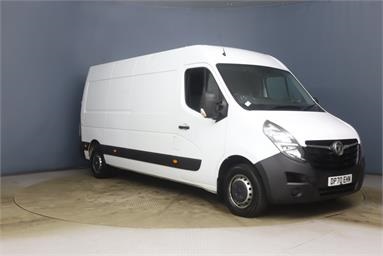 VAUXHALL MOVANO 3500 L3 DIESEL FWD 2.3 Turbo D 135ps H2 Van Diesel - WHITE - DP70EHN - 5 Door Panel Van