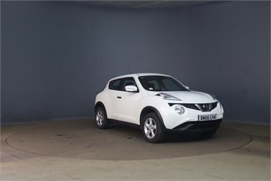 NISSAN JUKE 1.6 [94] Visia 5dr Petrol - WHITE - BW66CHK - 5 Door Hatchback