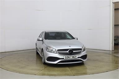 MERCEDES-BENZ A CLASS A180 AMG Line Executive 5dr Auto Petrol - SILVER - GD67NGV - 5 Door Hatchback