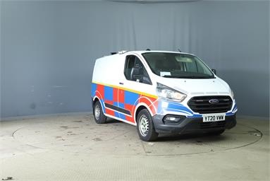 FORD TRANSIT CUSTOM 320 L1 DIESEL FWD 2.0 EcoBlue 105ps Low Roof Leader Van H1 L1 Diesel - WHITE - YT20VWW - 5 Door Panel Van