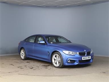 BMW 4 SERIES 430d xDrive M Sport 5dr Auto [Professional Media] Diesel - BLUE - NK65RRX - 5 Door Coupe