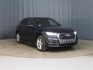 AUDI Q5 40 TDI Quattro S Line 5dr S Tronic Diesel - Blue - SY68YTV - 5 Door Estate