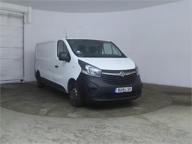 VAUXHALL VIVARO L2 DIESEL 2900 1.6CDTI BiTurbo 125PS ecoTEC H1 Van Diesel - WHITE - DU19LSX - 5 Door Panel Van