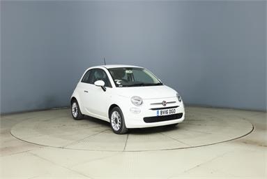 FIAT 500 1.2 Pop Star 3dr Petrol - WHITE - BV16DGO - 3 Door Hatchback