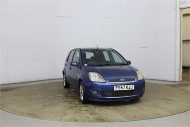 FORD FIESTA 1.25 Zetec 5dr [Climate] Petrol - BLUE - FY57KJJ - 5 Door Hatchback
