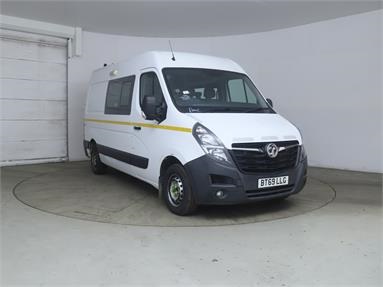 VAUXHALL MOVANO 3500 L2 DIESEL FWD 2.3 Turbo D 135ps H2 Van Diesel - WHITE - BT69LLG - 5 Door Messing Unit
