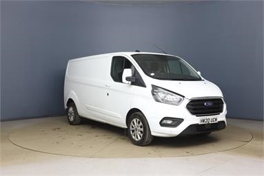 FORD TRANSIT CUSTOM 300 L2 DIESEL FWD 2.0 EcoBlue 130ps Low Roof Limited Van Diesel - WHITE - HW20UCM - 5 Door Panel Van