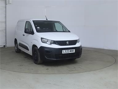PEUGEOT PARTNER STANDARD DIESEL 1000 1.5 BlueHDi 100 Professional Premium + Van H1 L1 Diesel - Ice White - LS23MHK - 5 Door Panel Van