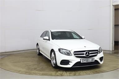 MERCEDES-BENZ E CLASS E220d AMG Line 4dr 9G-Tronic Diesel - WHITE - OY68LUB - 4 Door Saloon