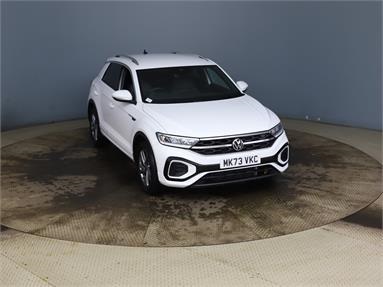 VOLKSWAGEN T-ROC 1.5 TSI R-Line 5dr DSG Petrol - WHITE - MK73VKC - 5 Door Hatchback