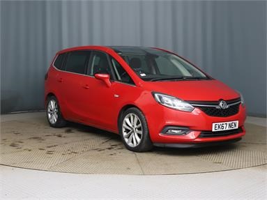 VAUXHALL ZAFIRA 1.4T Elite Nav 5dr Petrol - RED - EK67NEN - 5 Door MPV