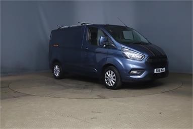 FORD TRANSIT CUSTOM 280 L1 DIESEL FWD 2.0 EcoBlue 130ps Low Roof Limited Van Diesel - BLUE - BD18MGJ - 5 Door Panel Van