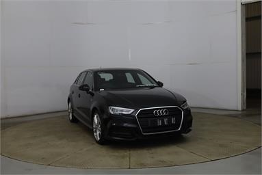 AUDI A3 30 TFSI 116 S Line 5dr S Tronic Petrol - BLACK - DA19GXW - 5 Door Hatchback