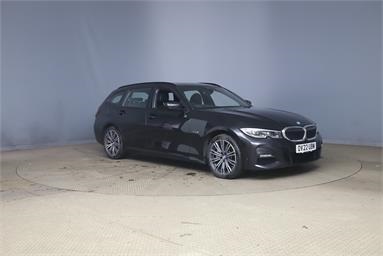 BMW 3 SERIES 330e M Sport 5dr Step Auto Petrol/Hybrid - BLACK - OV22UBW - 5 Door Estate