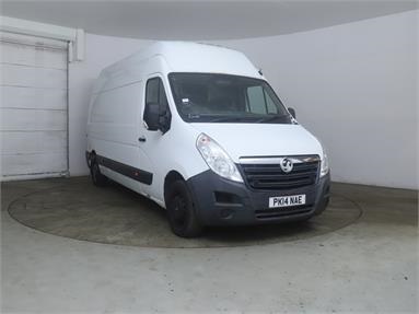 VAUXHALL MOVANO 35 L3 DIESEL FWD 2.3 CDTI H3 Van 150ps Diesel - WHITE - PK14NAE - 5 Door Panel Van