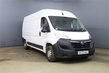 VAUXHALL MOVANO 3500 L3 DIESEL FWD 2.2 Turbo D 140ps H2 Van Prime Diesel - WHITE - DS72XLG - 5 Door Panel Van