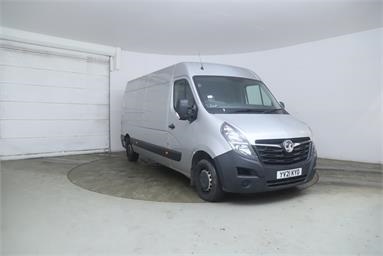 VAUXHALL MOVANO 3500 L3 DIESEL FWD 2.3 Turbo D 135ps H2 Van Diesel - SILVER - YV21KYO - 5 Door Panel Van